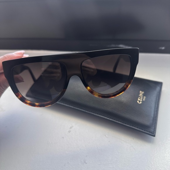 Celine Aviator Acetate Sunglasses - Picture 2 of 11